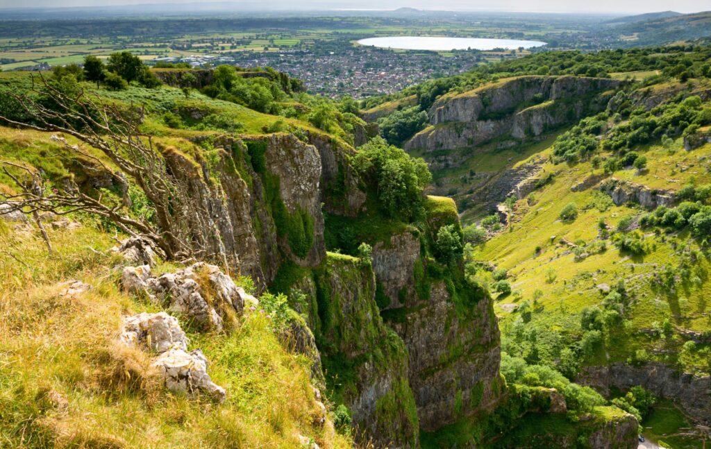 Cheddar Gorge Mendip Hills Somerset