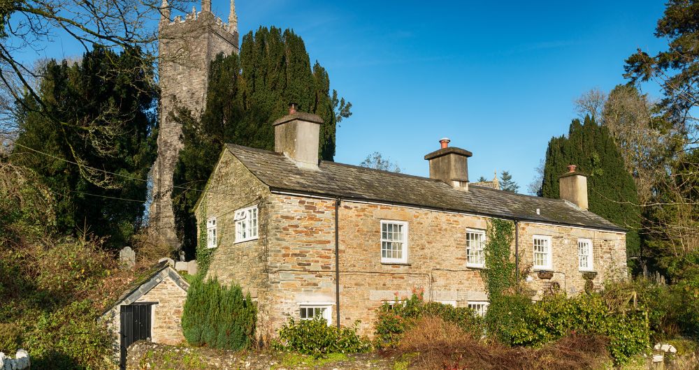Altarnun village, Bodmin Moor, Cornwall