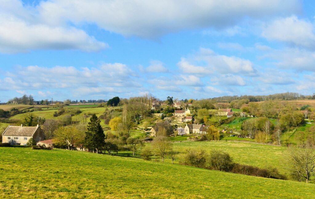 Village of Tellisford in the Frome Valley