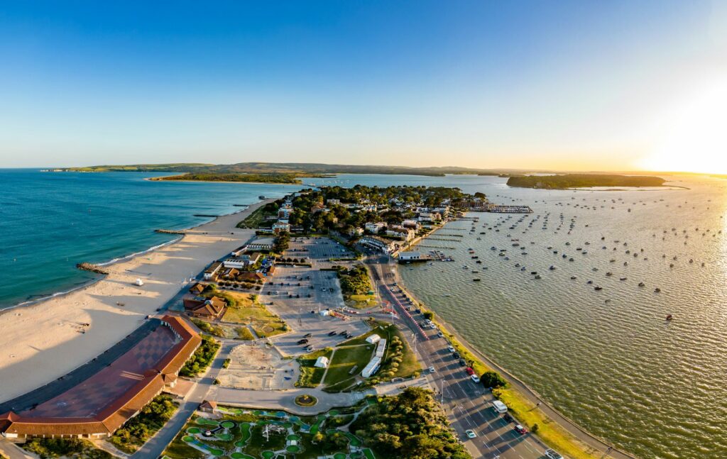 Sandbanks in Poole Harbour