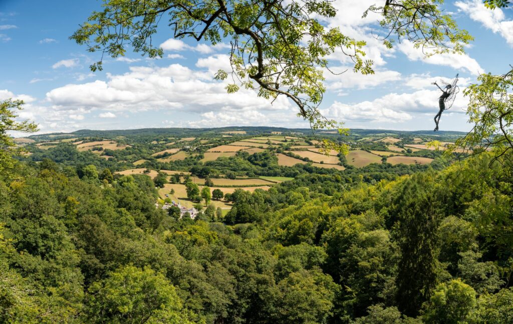 Overlooking the Teign Valley in Dartmoor