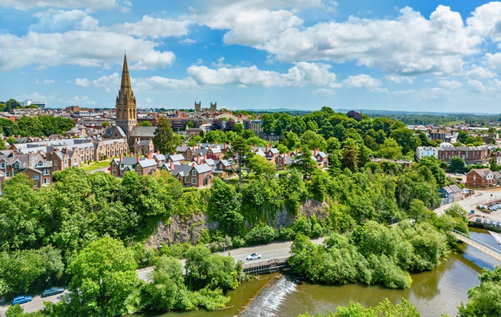 Well-connected Devon City, Exeter