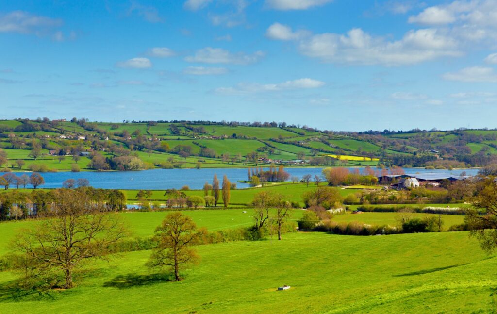 Blagdon Lake Somerset England